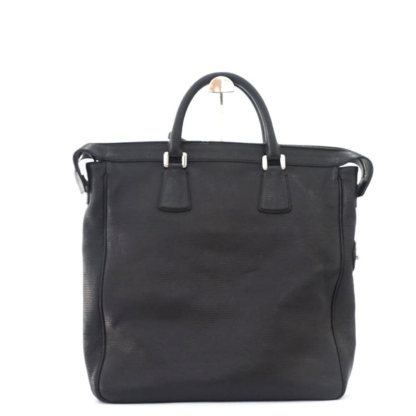 Bally Black Leather Mens Tote Bag