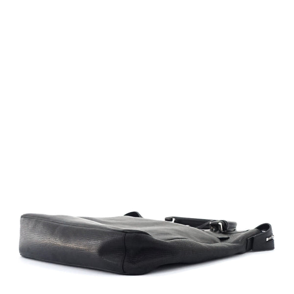 Bally Black Leather Mens Tote Bag