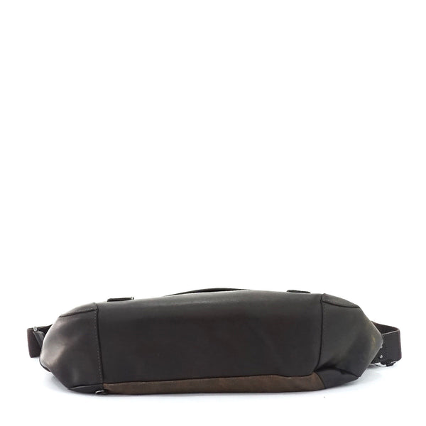 Dunhill Brown Canvas Postman Bag