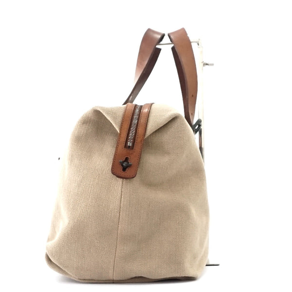 Bottega Veneta Canvas Beige Travel Bag