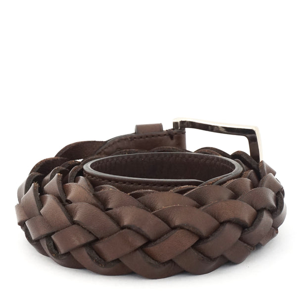 Coach Brown Wooven Belt