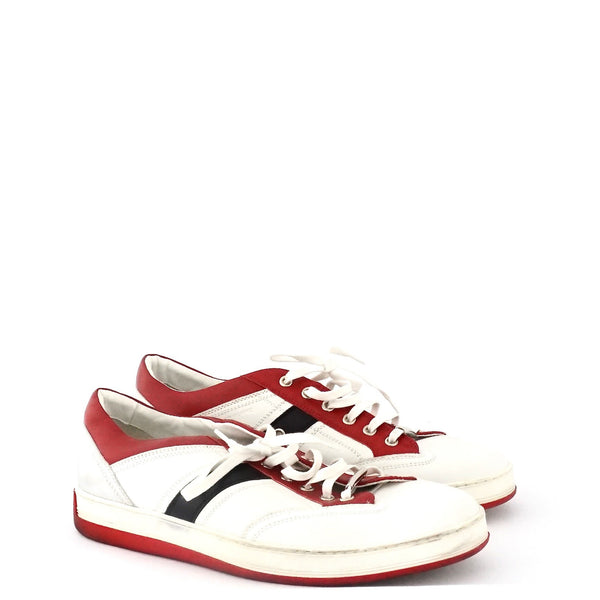 Dior White and Red Sneakers 8