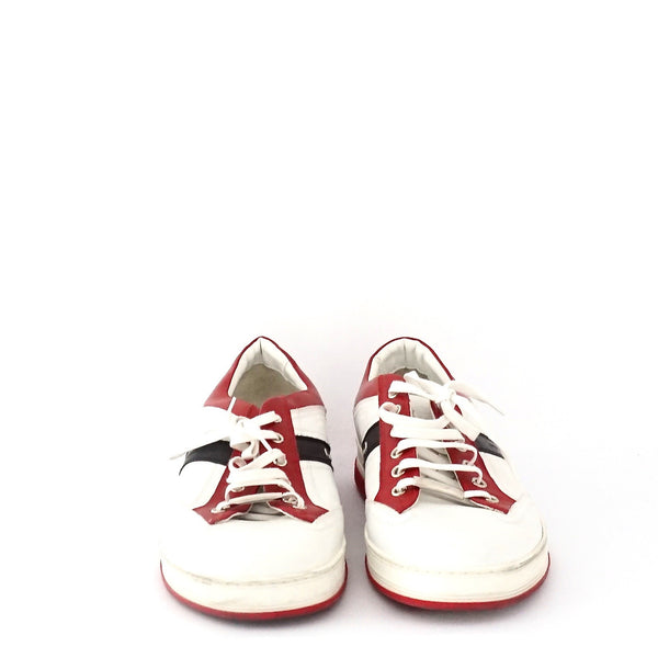 Dior White and Red Sneakers 8