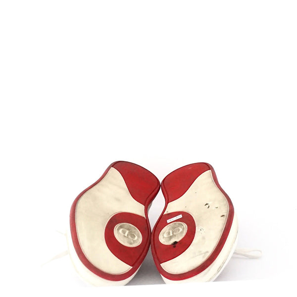 Dior White and Red Sneakers 8