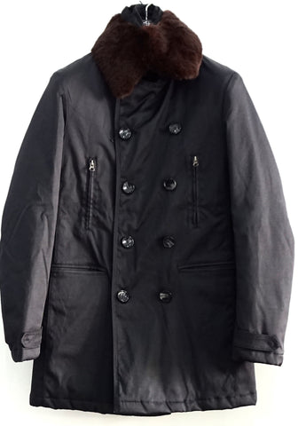 David Mayer Naman Navy Blue Coat