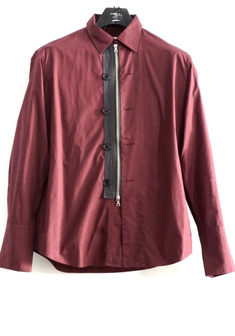 Dries Van Noten Maroon Shirt