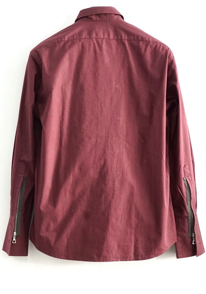 Dries Van Noten Maroon Shirt