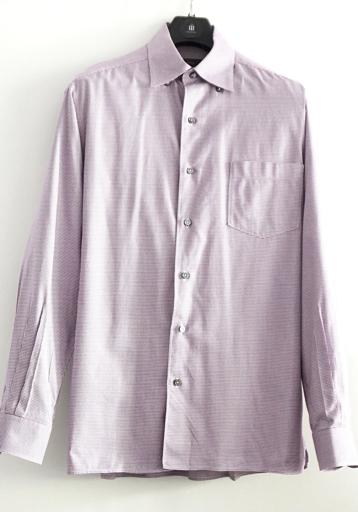 Ermenegildo Zegna Purple Houndstooth L