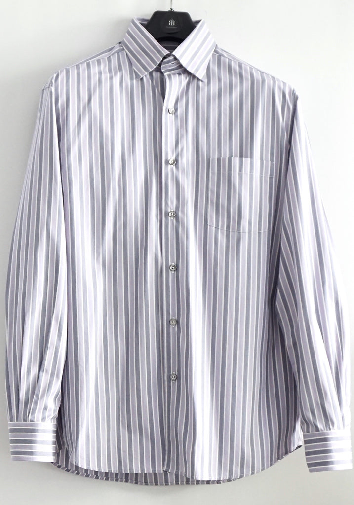 Ermenegildo Zegna Purple-Grey Stripe L