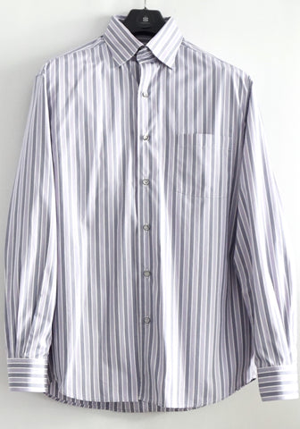 Ermenegildo Zegna Purple-Grey Stripe L
