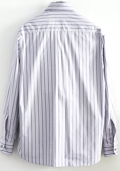 Ermenegildo Zegna Purple-Grey Stripe L