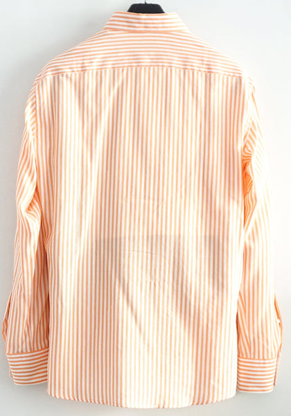 Ermenegildo Zegna Orange-White Stripe L