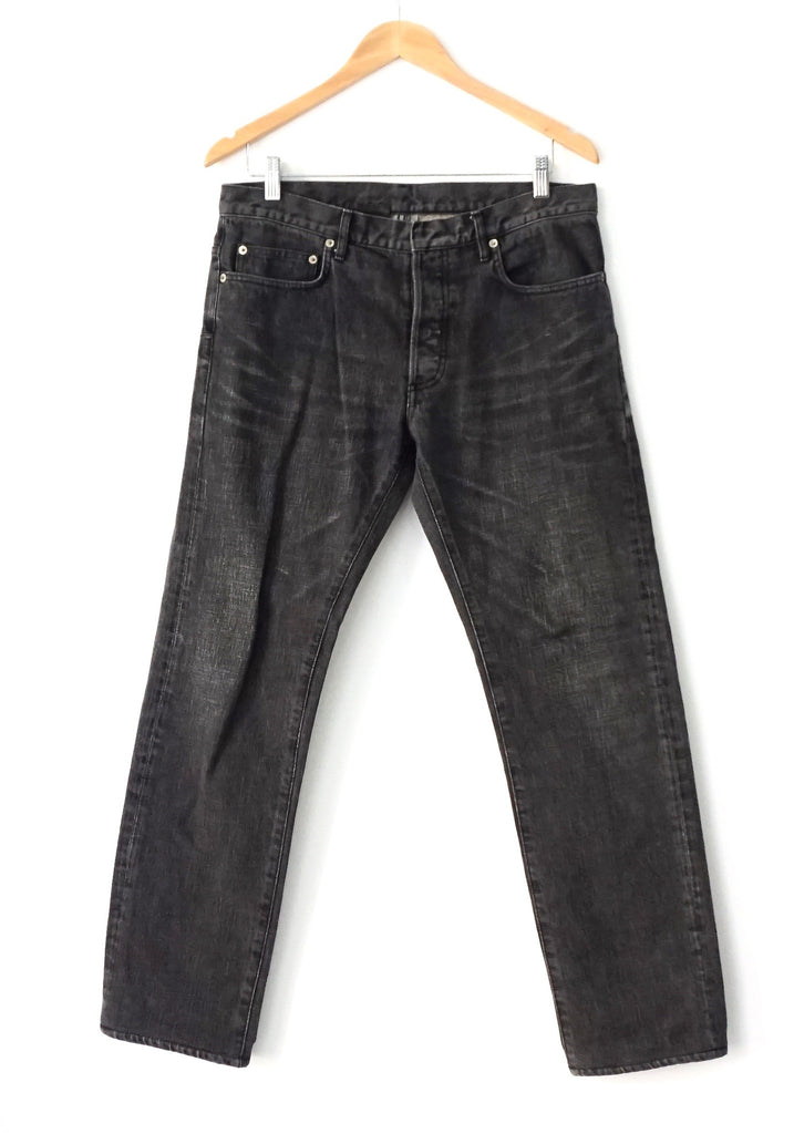 Dior Grey Washed Jeans Regular Fit